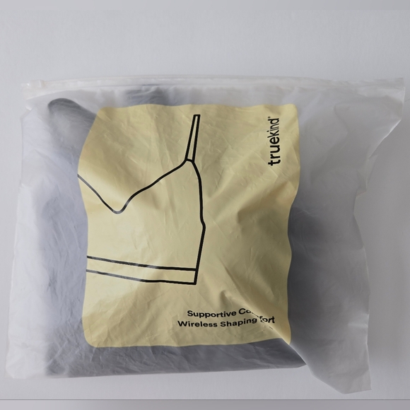 NWT Black Truekind Supportive Comfort Wireless Shaping Bra 4X - Picture 3 of 6